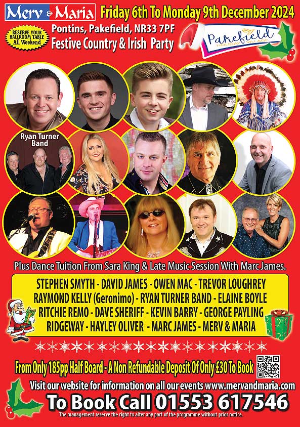 Festive Country & Irish Party Weekend Festival